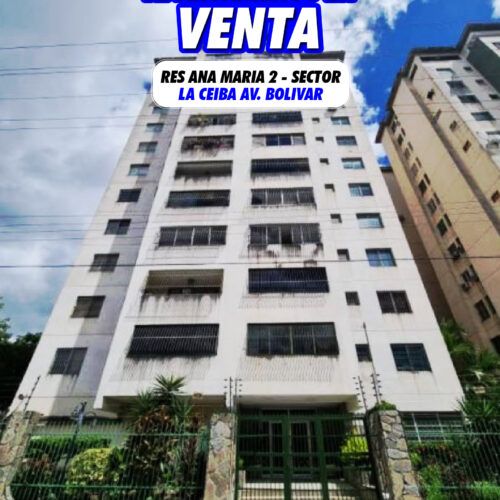 Apartamento en Venta en Res Anna Maria II en La  Ceiba Av Bolivar